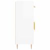 vidaXL Dulap, alb extralucios, 69,5x34x90 cm, lemn compozit