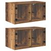 vidaXL Dulapuri de perete 2 buc. 68 x 37 x 35 cm Lemn prelucrat