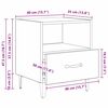 vidaXL Dulap de noapte Lemn vechi 40 x 35 x 47,5 cm Lemn compozit