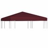 vidaXL Acoperiș pentru pavilion, 310 g/m&sup2;, roșu bordo, 3 x 3 m