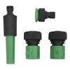 vidaXL Furtun de grădină cu set de racorduri, verde, 0,5", 20 m, PVC