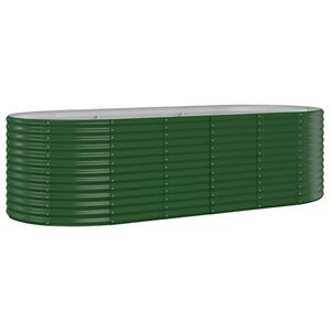 vidaXL Strat &icirc;nălțat grădină 249x100x68 cm oțel galvanizat