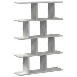 vidaXL Raft cubic perete cu 12 compartimente gri beton lemn prelucrat