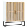 vidaXL Dulap, alb, 60x30x75 cm, lemn prelucrat