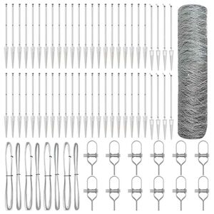 vidaXL St&acirc;lp de gard. Argintiu 100 x 0,5 m (plasă de 36 mm) Oțel