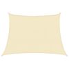 vidaXL P&acirc;nză parasolar, crem, 4/5x3 m, HDPE, 160 g/m&sup2;