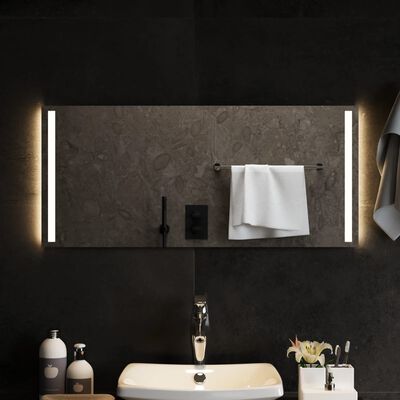 vidaXL Oglindă de baie cu LED, 90x40 cm