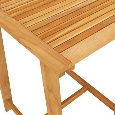 vidaXL Set mobilier bar de exterior, 5 piese, lemn masiv de acacia