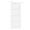 vidaXL Ușă glisantă 93 x 211 cm Lemn prelucrat Alb
