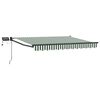 vidaXL Marchiză retractabilă manuală cu led-uri 3,5 x 2,5 m