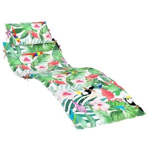 vidaXL Pernă pentru șezlonguri, multicolor, material Oxford