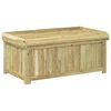 vidaXL Cutie pentru perne de exterior Lemn de pin tratat