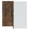 vidaXL Dulap colț de bucătărie „Kalmar” lemn prelucrat stejar afumat