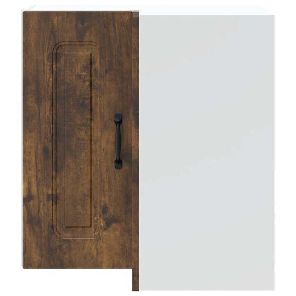 vidaXL Dulap colț de bucătărie „Kalmar” lemn prelucrat stejar afumat