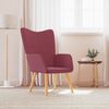 vidaXL Scaun de relaxare, roșu vin, material textil