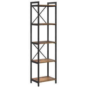 vidaXL Raft pentru cărți Lemn vechi 40 x 30 x 155 cm Lemn compozit
