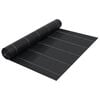 vidaXL Membrană antiburuieni & antirădăcini, negru, 1x25 m, PP