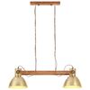vidaXL Lampă suspendată industrială, 25 W, arămiu, 109 cm, E27