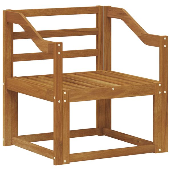 vidaXL Canapea de exterior Lemn Solid de Acacia natural
