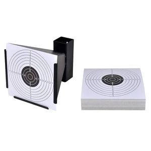 vidaXL Suport țintă tip p&acirc;lnie colectare gloanțe 14cm 100 ținte h&acirc;rtie