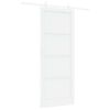 vidaXL Ușă glisantă 93 x 232 cm Lemn prelucrat Alb