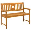 vidaXL Bancă de exterior natural 110 x 55,5 x 90 cm