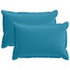 vidaXL Husă pentru pernă 2 buc. HOUTEN Albastru deschis 50 x 75 cm