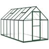vidaXL Sere cu cadru de bază, verde, 334x169x195 cm, aluminiu