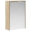 vidaXL Dulap cu oglindă pentru baie Stejar Sonoma 43 x 16 x 62.5 cm