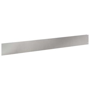 vidaXL Margine pentru gazon 10 buc. 100 x 12 cm Oțel Argintiu