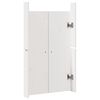 vidaXL Ușă de bucătărie MEPPEL 2 pcs Alb 50 x 9 x 82 cm