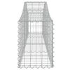 vidaXL Coșuri gabion arcuite 25 buc, 200x30x40/60 cm, fier galvanizat