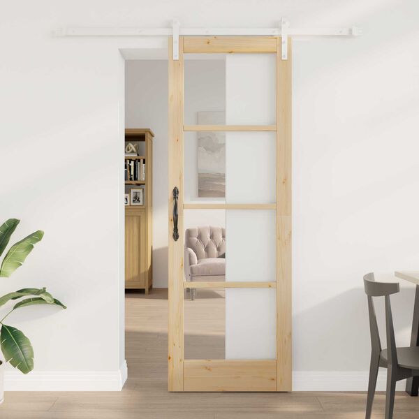 vidaXL Ușă glisantă ORKDAL natural 73,5 x 211 cm