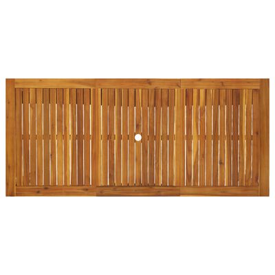 vidaXL Set mobilier de exterior, 7 piese, lemn masiv de acacia