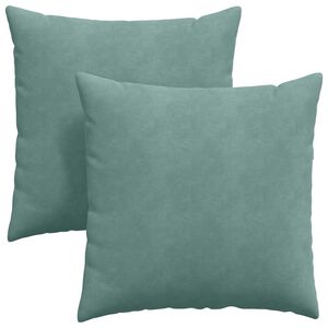 vidaXL Perne pentru canapea 2 pcs Verde Mării 60 x 60 cm