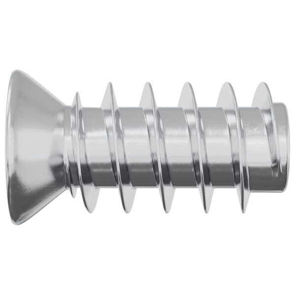 vidaXL Șurub 2 pcs Argintiu M6 x 12 mm Fier