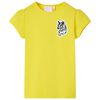 Tricou pentru copii, galben aprins, 92
