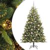 vidaXL Pom de Crăciun Artificial cu Ramuri Articulare și Conuri 180 cm