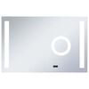 vidaXL Oglindă cu LED de perete de baie, cu senzor tactil, 100x60 cm