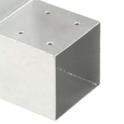 vidaXL Conectori grindă, formă L, 4 buc, 101x101 mm, metal galvanizat