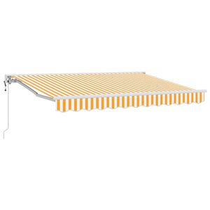 vidaXL Cort electric retractabil Portocaliu 3,5 x 2,5 m