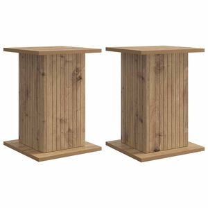 vidaXL Suport pentru plante 2 buc. Stejar Artizanal 30,5 x 30 x 43 cm