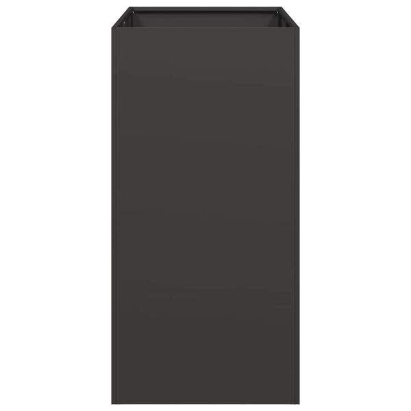 vidaXL Jardinieră Negru 40x80x80 cm Oțel