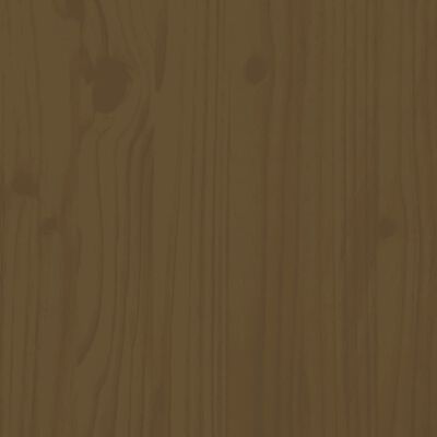 vidaXL Pantofar, maro miere, 110x34x52 cm, lemn masiv de pin