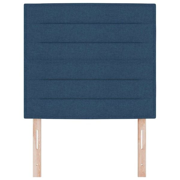 vidaXL Tăblie cap albastru 100 cm țesătură