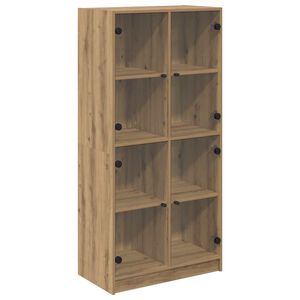 vidaXL Bufet Stejar Artizanal 68 x 37 x 142 cm Lemn prelucrat