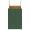 vidaXL Pungi de h&acirc;rtie 50 buc cu m&acirc;nere verde 32x17x25 cm
