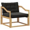 vidaXL Set de canapele de exterior Lemn solid de Acacia și Textilene
