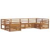 vidaXL Seturi de canapele 6 pcs natural Lemn Solid de Acacia