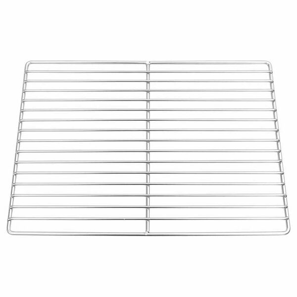 vidaXL Grătar Argintiu 40 x 30 cm Oţel inoxidabil